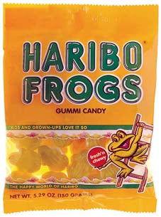 Haribo Gummi Frogs 5 Ounce Bags - CandyFavorites