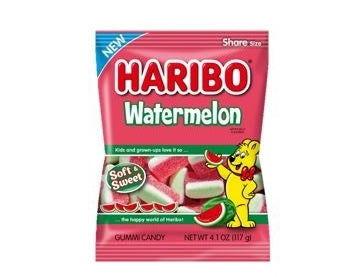 Haribo Soft & Sweet Watermelon Slices Peg Bags - CandyFavorites