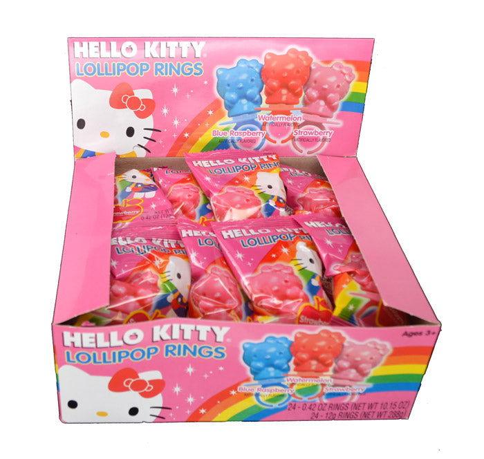 Hello Kitty Lollipop Ring - 24 / Box – Candy Favorites
