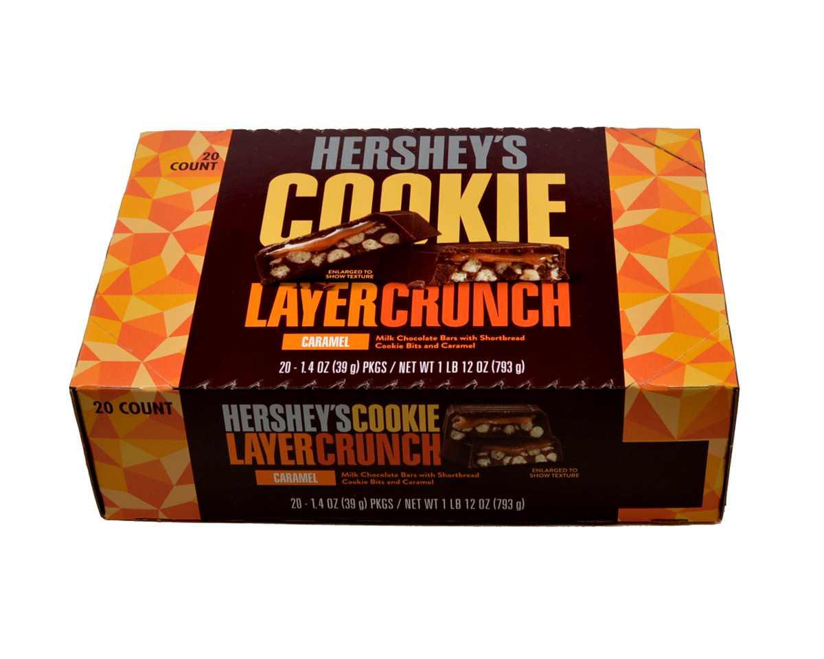 Hershey's Caramel Cookie Layer Crunch Candy Bars - CandyFavorites