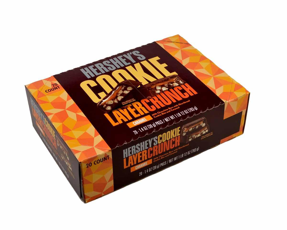 Hershey's Caramel Cookie Layer Crunch Candy Bars - CandyFavorites