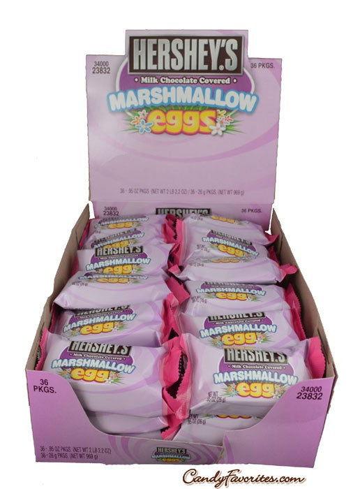 Hershey's Milk Chocolate Covered Marshmallow Easter Eggs - CandyFavorites