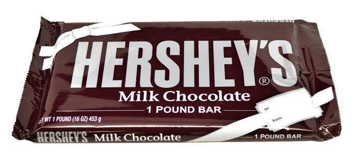 Hershey's Milk Chocolate One Pound Bar - CandyFavorites