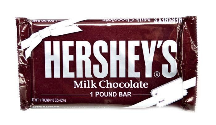Hershey's Milk Chocolate One Pound Bar - CandyFavorites