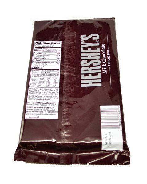 Hershey's Milk Chocolate One Pound Bar - CandyFavorites