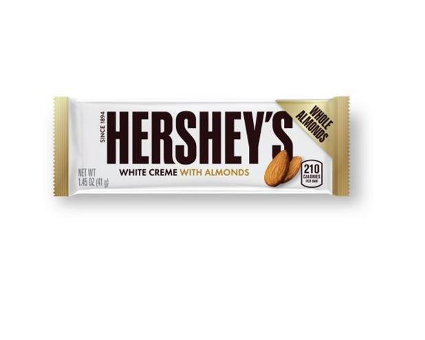 Hersheys White Creme with Almonds Bar - CandyFavorites