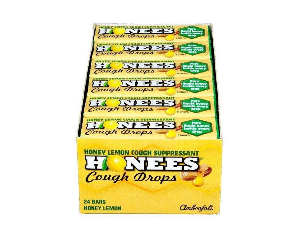 Honees Honey Lemon Cough Drops - 24 / Box – Candy Favorites