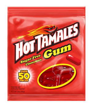 Hot Tamales - Sugar Free Cinnamon Gum - CandyFavorites