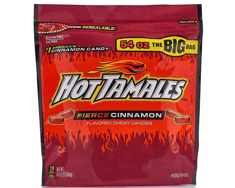 Hot Tamales Candy 54 Ounce Bonus Bag - CandyFavorites