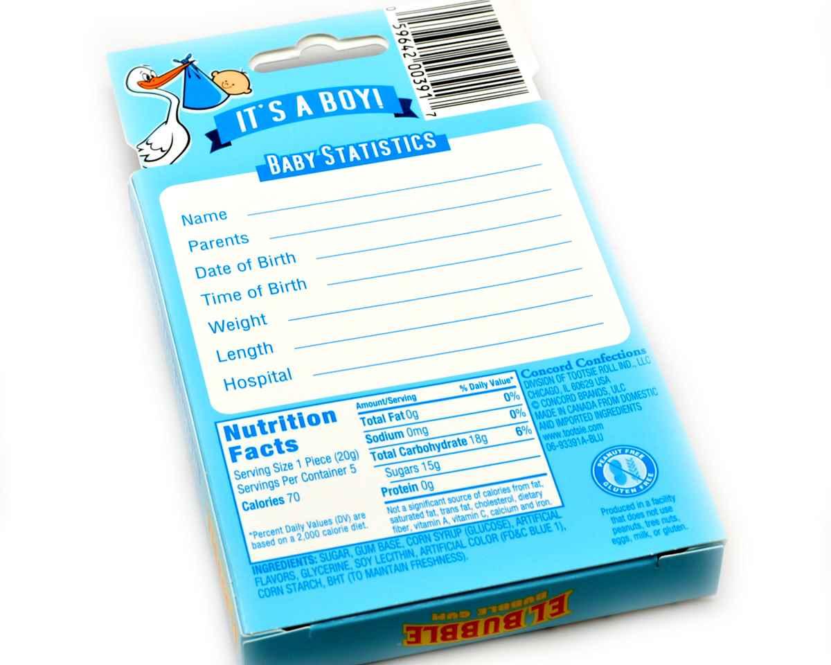 It's a Boy Bubble Gum Cigars - CandyFavorites