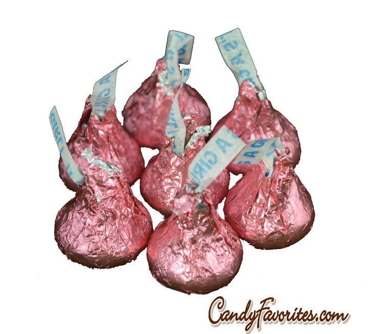 It's a Girl Pink Hershey's Kisses - CandyFavorites