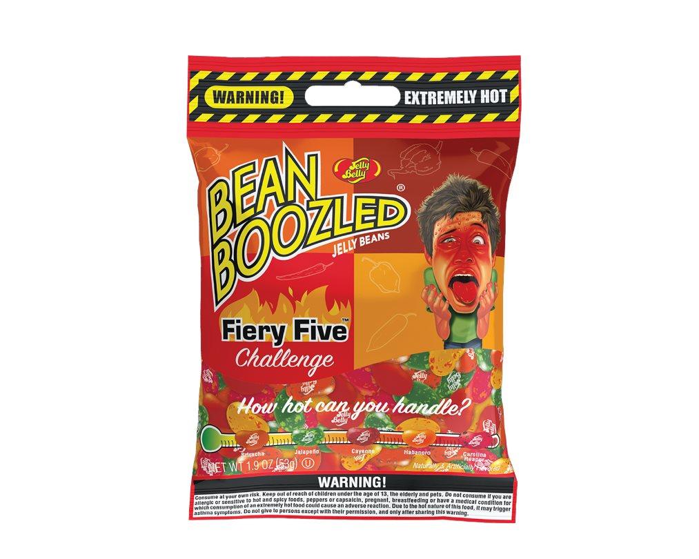 Jelly Belly Bean Boozled Fiery Five Challenge Jelly Beans 1.9 oz Bags - CandyFavorites