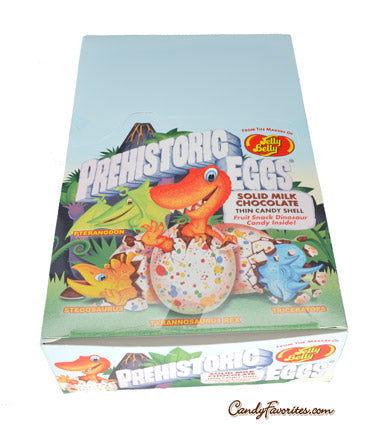 Jelly Belly Prehistoric Egg with Gummi Dinosaur Center - CandyFavorites