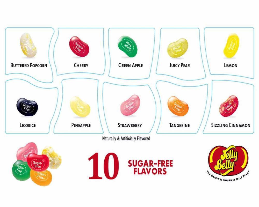 
                      
                        Jelly Belly Sugarfree 10 Flavor Jelly Bean Gift Box - CandyFavorites
                      
                    