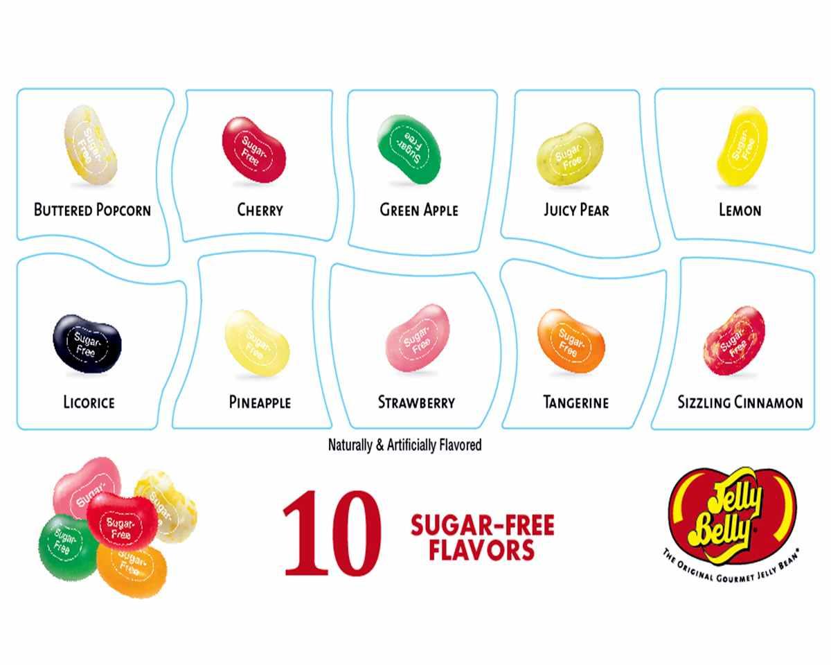 Jelly Belly Sugarfree 10 Flavor Jelly Bean Gift Box - CandyFavorites