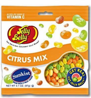 Jelly Belly Sunkist Citrus Mix 3.1 oz. Bag - CandyFavorites