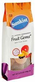 Jelly Belly Sunkist Fruit Gems 6.75 oz. Bag - CandyFavorites