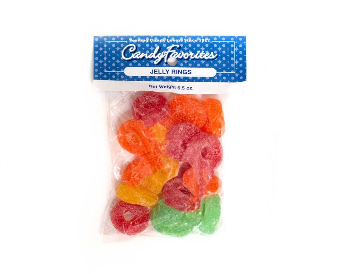 Jelly Rings 6.5 Ounce Peg Bags - 8 / Box – Candy Favorites