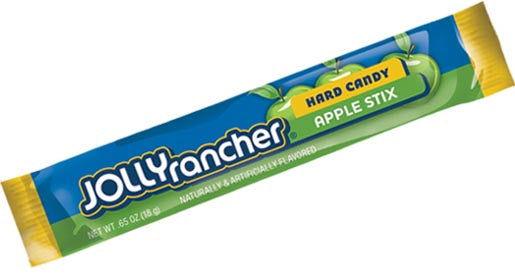 Jolly Ranche Sticks Jolly Rancher Apple Stix - 36 /Box â Candy Favorites
