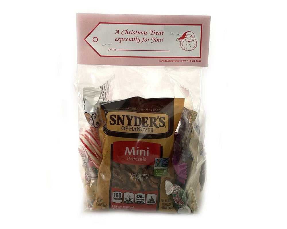 Jumbo Candy &  Snack Filled Christmas Treat Bag - CandyFavorites