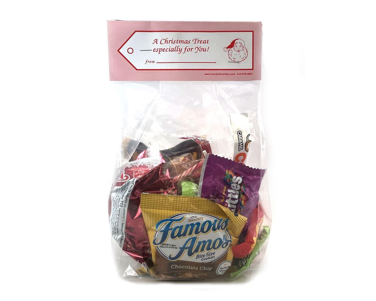 Jumbo Candy &  Snack Filled Christmas Treat Bag - CandyFavorites
