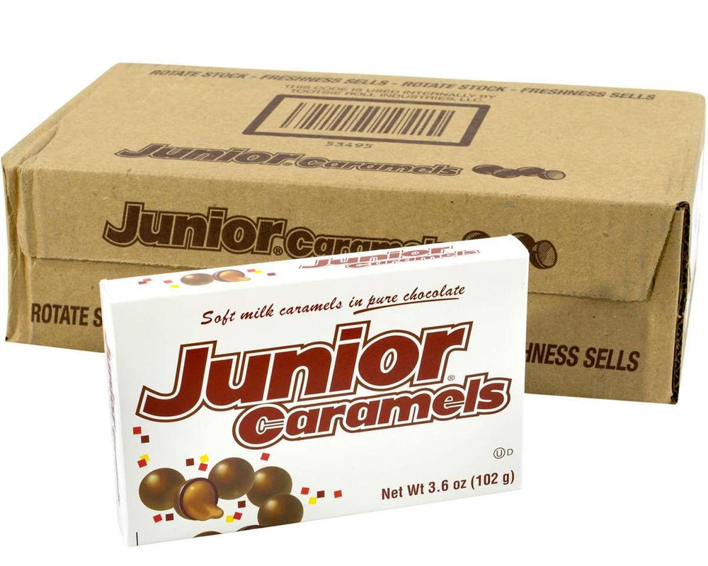 Junior Caramels 3.6 oz. Box - CandyFavorites