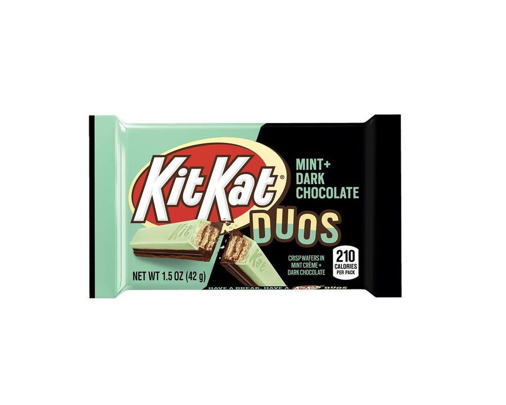 Kit Kat Mint & Dark Chocolate Duos 1.5 oz. Bars - CandyFavorites