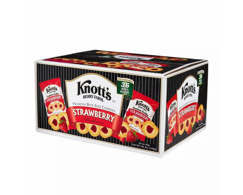 Knott's Berry Farm Strawberry Shortbread Cookies - CandyFavorites
