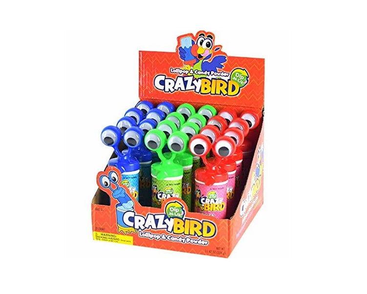 Kokos Dip-n-Lik Crazy Bird Lollipop and Candy Powder - CandyFavorites