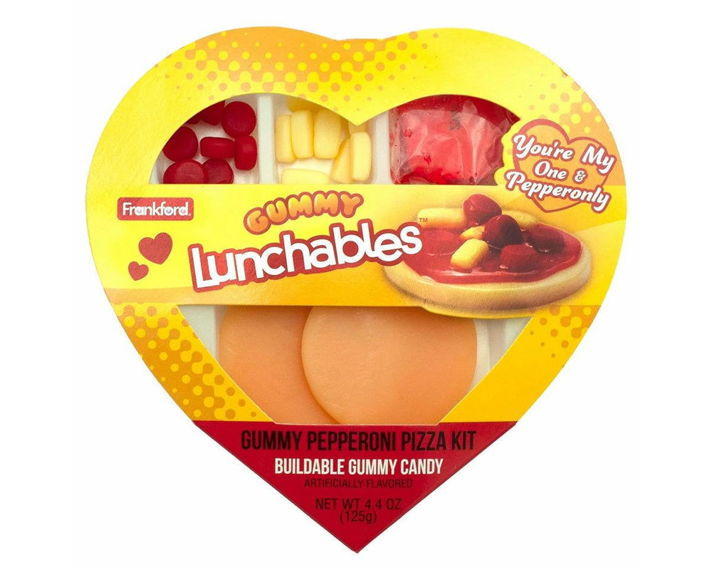 Kraft Gummy Lunchables Pizza Kit Heart Box - CandyFavorites