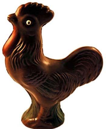 Large Retro Milk Chocolate Rooster - CandyFavorites