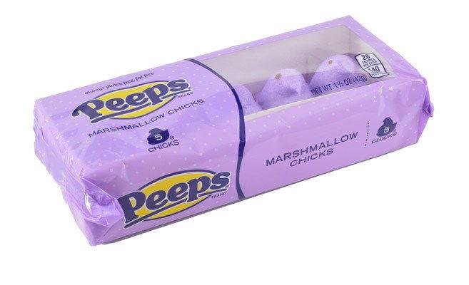 Lavender Peeps Marshmallow Chicks 5 Packs - CandyFavorites