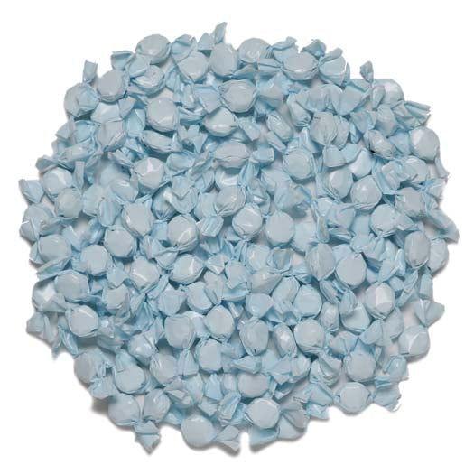 Light Blue Paper Wrapped Candy - CandyFavorites