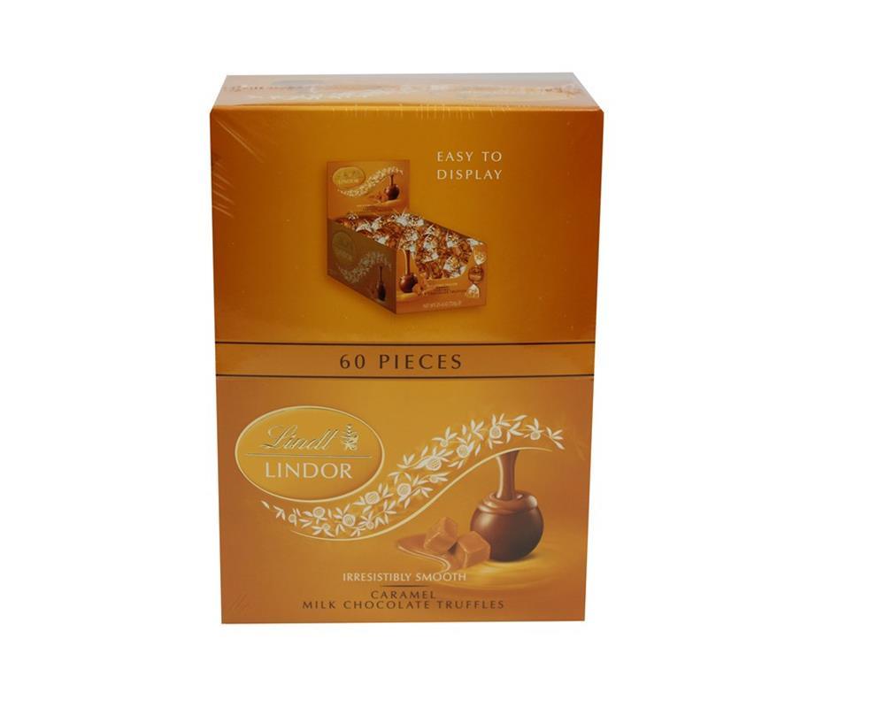 Lindt Caramel Truffle Lindor Balls | Lindt & Sprungli - 60 / Box ...