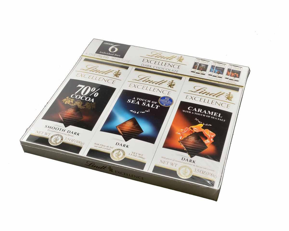 Lindt Excellence Dark Chocolate Assortment Gift Pack - CandyFavorites