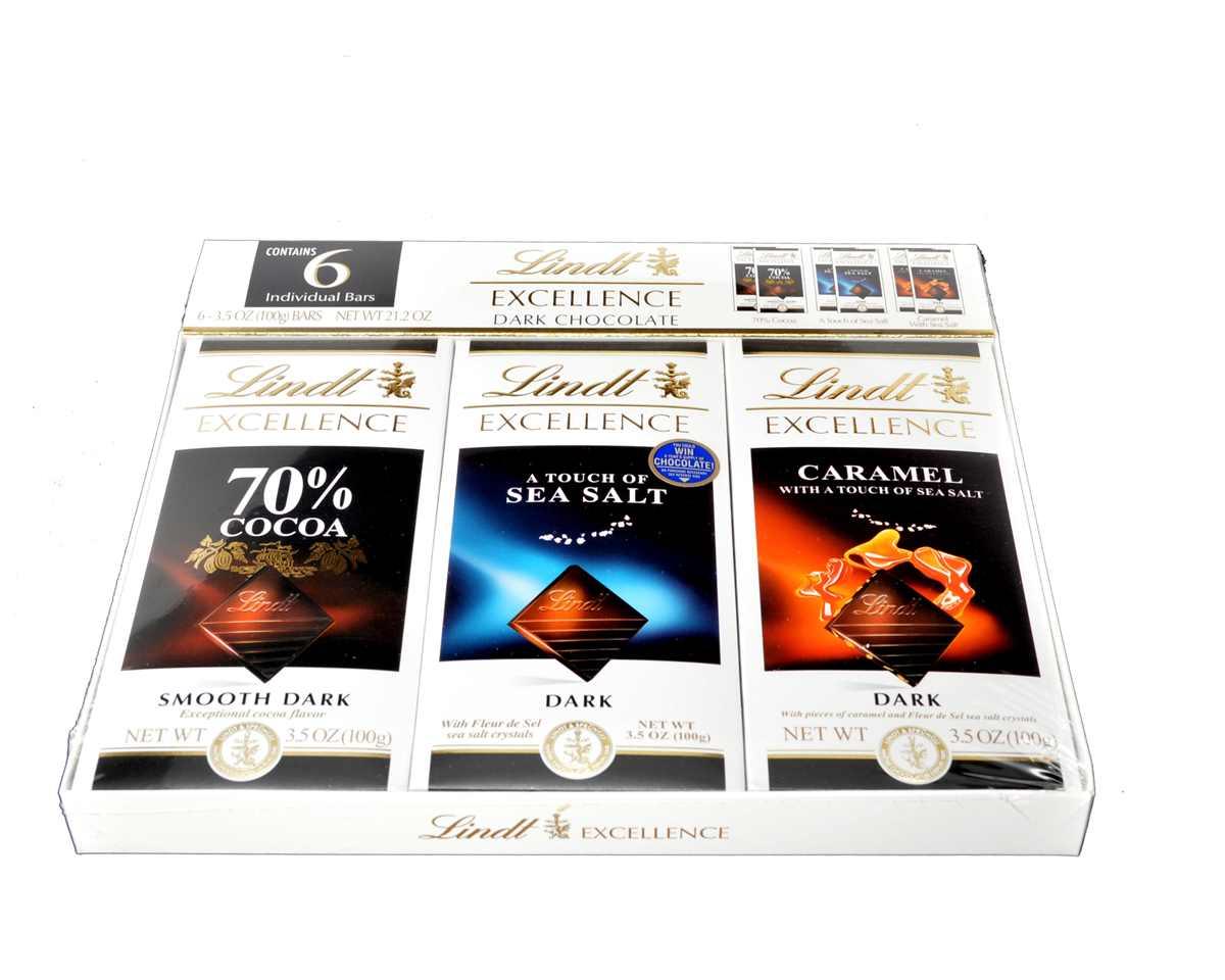 Lindt Excellence Dark Chocolate Assortment Gift Pack - CandyFavorites