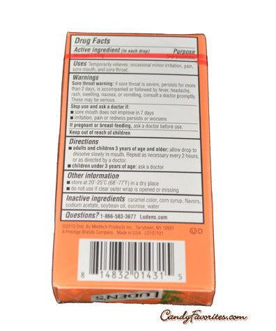 Ludens Cool Menthol Cough Drops - CandyFavorites