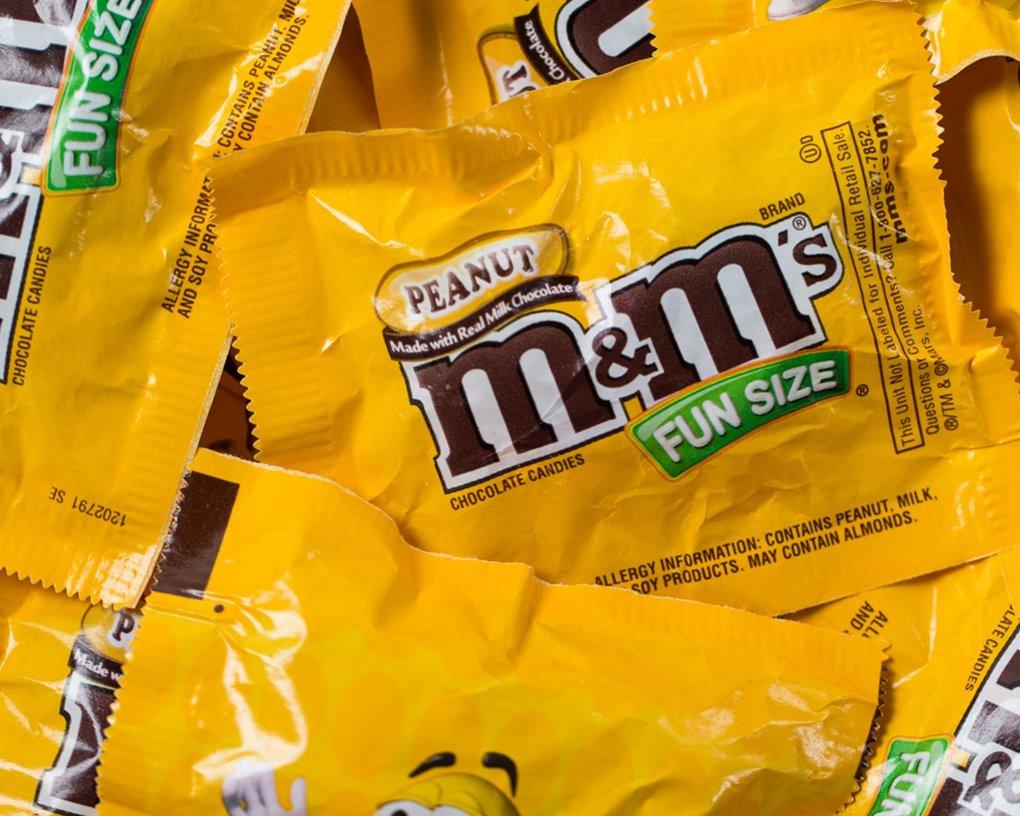 M&M Peanut Fun Size - CandyFavorites