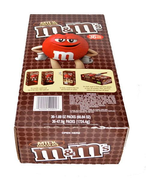 M&M's ® Milk Chocolate Candies - 36 / Box - CandyFavorites