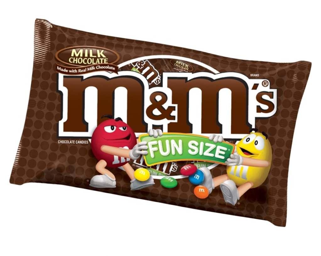 M&M's ® Milk Chocolate Candies Fun Size Bags - CandyFavorites