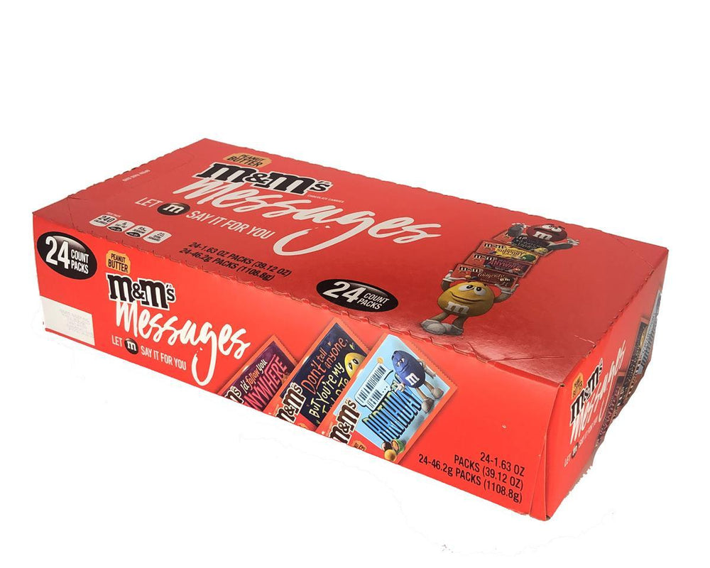 
                      
                        M&M's Milk Chocolate Peanut Butter Candies "with Messages" 1.63 oz. Bag - CandyFavorites
                      
                    
