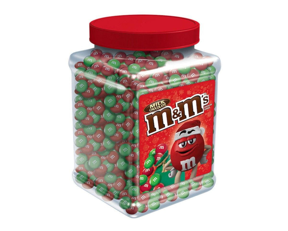 M&M's ® Plain Christmas Mix 62 Ounce Jar - CandyFavorites