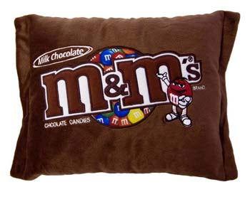 M&M's ® Plain Plush Pillow - CandyFavorites