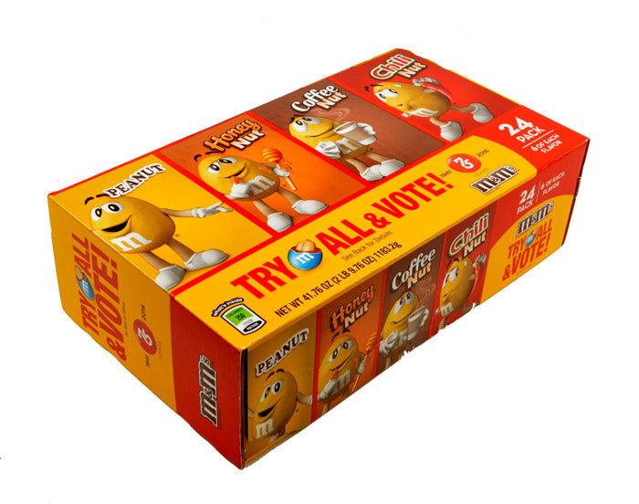Vote Candy M&M's® Try All & Vote Peanut Candies - 24 / Box – Candy Favorites