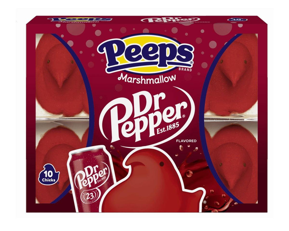Marshmallow Peeps Dr Pepper Chicks 10 Count Tray - CandyFavorites