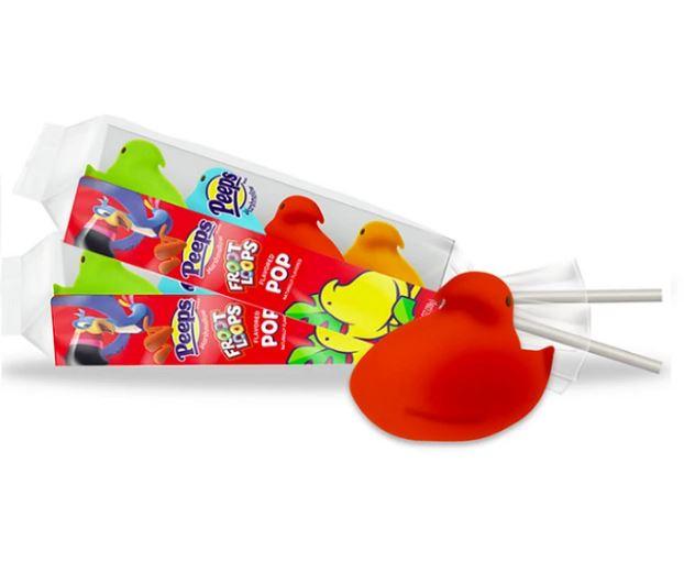 Marshmallow Peeps Froot Loops Chicks 4 Count Pops - CandyFavorites