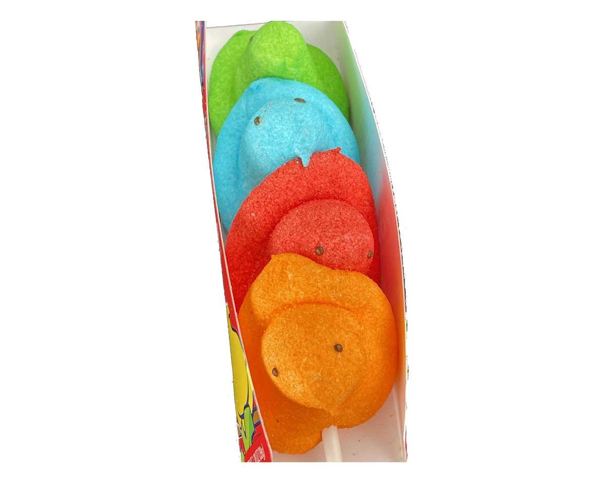 Marshmallow Peeps Froot Loops Chicks 4 Count Pops - CandyFavorites