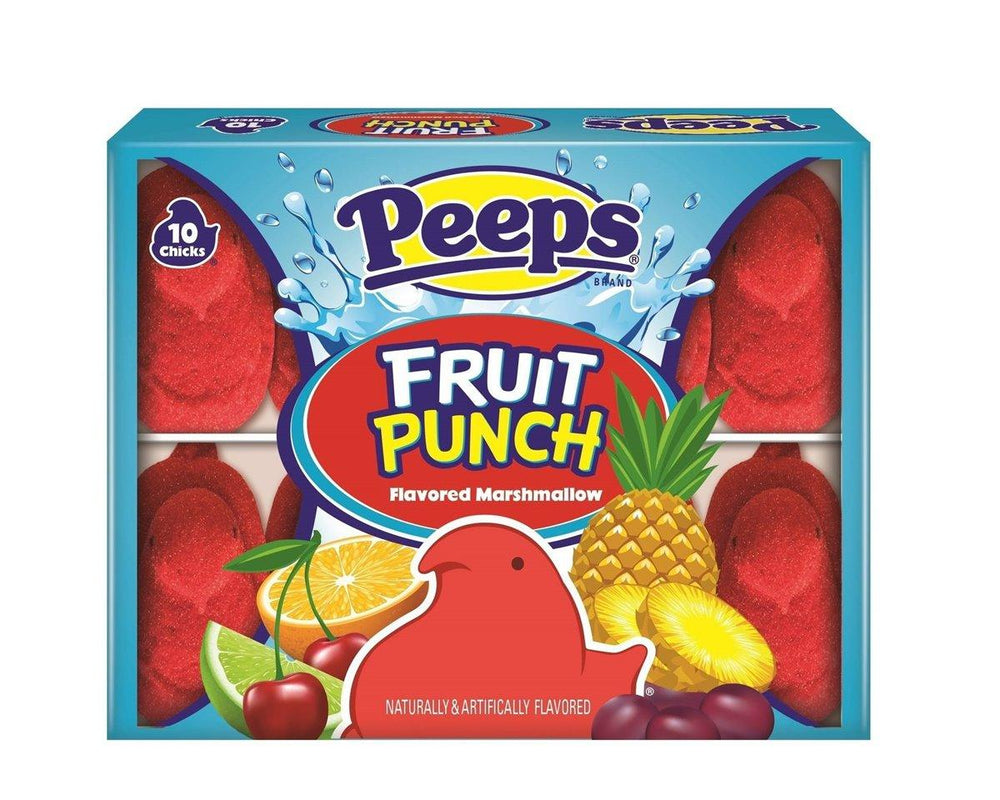 Marshmallow Peeps Fruit Punch Chicks 10 Count Trays - CandyFavorites