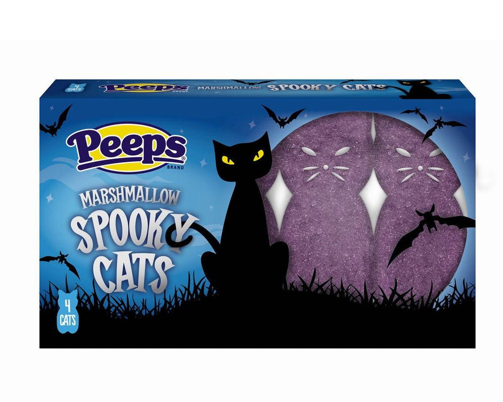 Marshmallow Peeps Spooky Cat 4 Pack - CandyFavorites