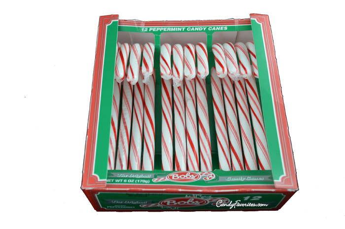 Medium Size Bob's Peppermint Candy Canes - CandyFavorites